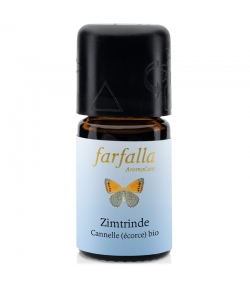 Huile essentielle BIO Cannelle (écorce) - 5ml - Farfalla Huile essentielle BIO Cannelle (écorce) - 5ml - Farfalla