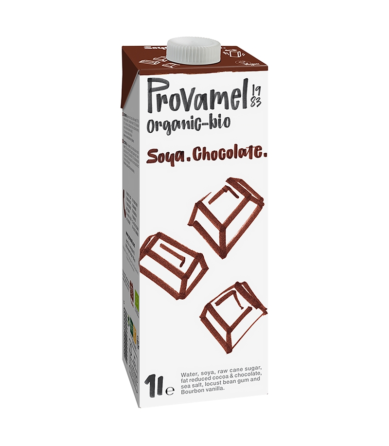 Boisson au soja chocolat BIO - 1l - Provamel Boisson au soja chocolat BIO - 1l - Provamel