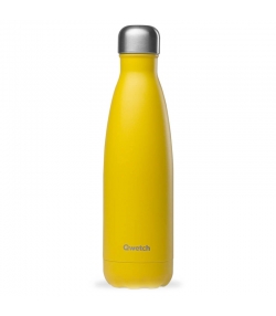 Thermosflasche aus Edelstahl Pop gelb - 500ml - 1 Stück - Qwetch Pop