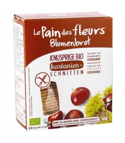Tartines craquantes à la châtaigne BIO - 150g - Le pain des fleurs Tartines craquantes à la châtaigne BIO - 150g - Le pain des fleurs