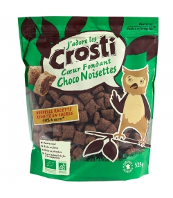 Gefüllte BIO-Cerealien weicher Kern Schokoladen- & Haselnussgeschmack - 525g - Favrichon Crosti Gefüllte BIO-Cerealien weicher Kern Schokoladen- & Haselnussgeschmack - 525g - Favrichon Crosti