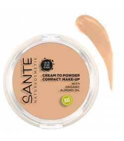 BIO-Kompakt Make-up "Cream to Powder" N°01 Cool Ivory - 9g - Sante