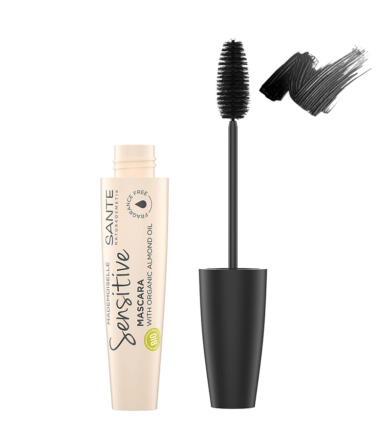Mascara Mademoiselle Sensitive BIO N°01 Black - 12ml - Sante