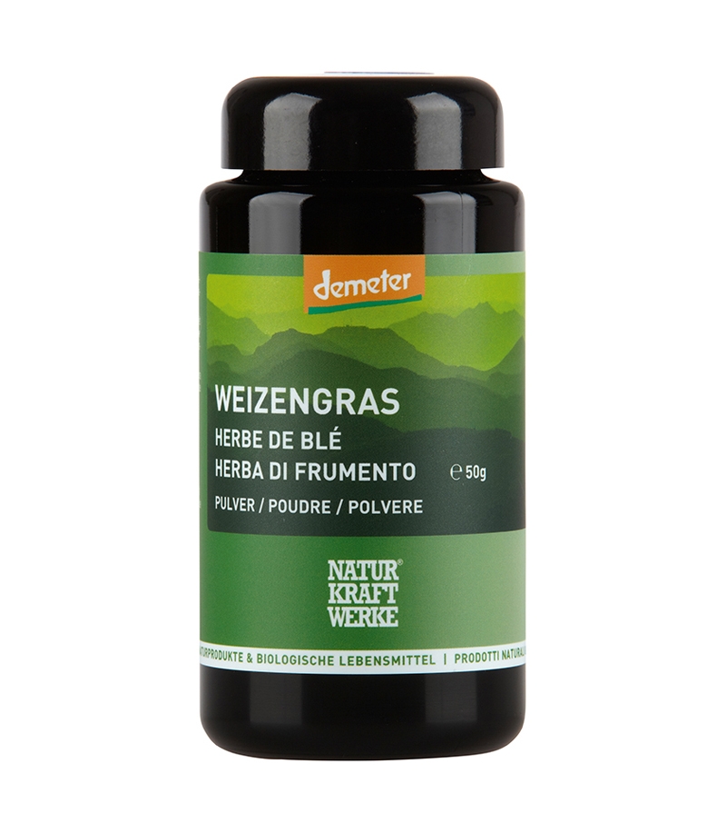 BIO-Weizengras Pulver -50g - NaturKraftWerke BIO-Weizengras Pulver -50g - NaturKraftWerke