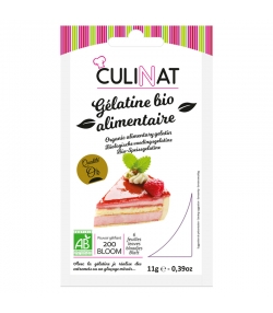 Gélatine alimentaire BIO - 11g - Culinat