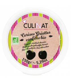 Cerises griottes confites BIO - 150g - Culinat