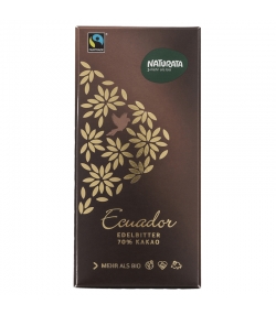 Chocolat noir 70% BIO Équateur - 100g - Naturata