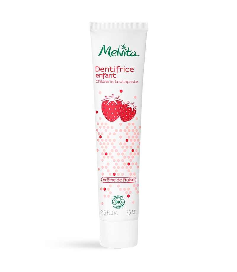 Dentifrice Enfant Bio Fraise Sans Fluor 75ml Melvita