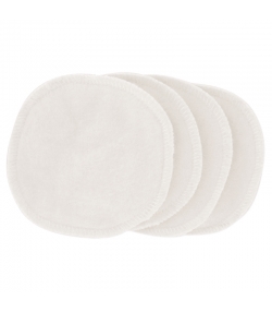 Éco-lingettes démaquillantes lavables en coton BIO - 4 pièces - Couleur Caramel
