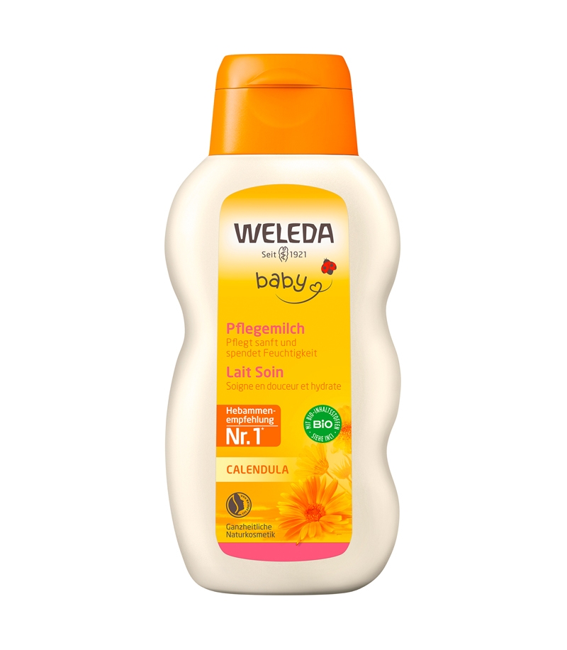 Lait soin bébé BIO calendula - 200ml - Weleda Lait soin bébé BIO calendula - 200ml - Weleda