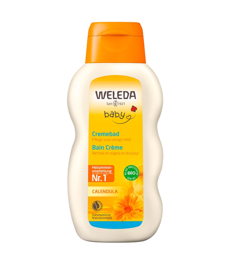 Bain crème bébé BIO calendula - 200ml - Weleda Bain crème bébé BIO calendula - 200ml - Weleda