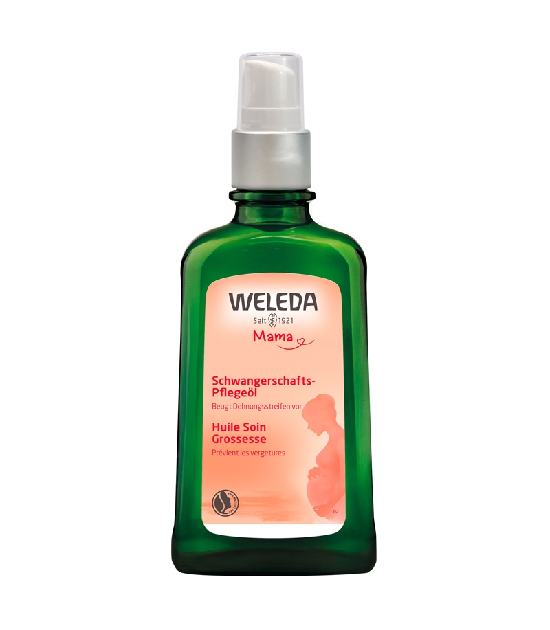 BIO-Schwangerschafts-Pflegeöl Weizenkeim & Mandel - 100ml - Weleda BIO-Schwangerschafts-Pflegeöl Weizenkeim & Mandel - 100ml - Weleda