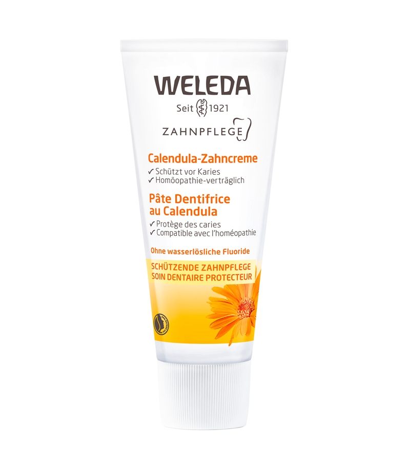 Pâte dentifrice BIO calendula - 75ml - Weleda Pâte dentifrice BIO calendula - 75ml - Weleda