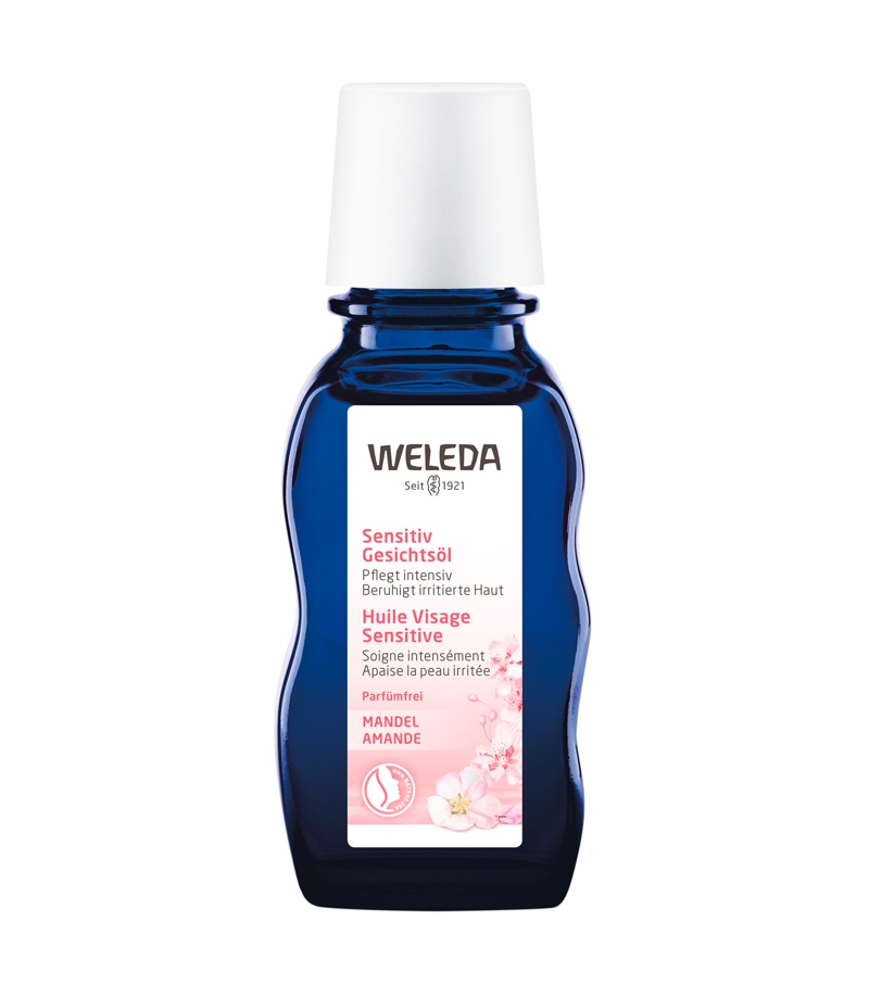 Huile visage sensitive BIO amande - 50ml - Weleda Huile visage sensitive BIO amande - 50ml - Weleda