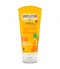 Douche & shampooing bébé BIO calendula - 200ml - Weleda