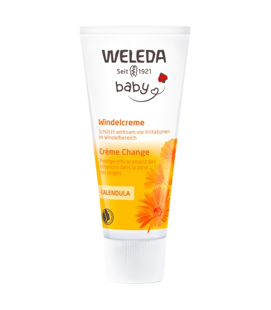 Crème change bébé BIO calendula - 75ml - Weleda