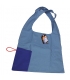 Origami-Beutel Jeansblau & Marineblau aus Bio-Baumwolle - ah table !