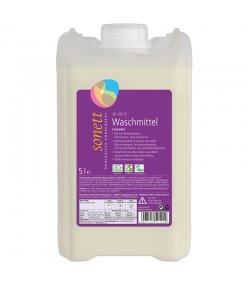 Ökologisches Flüssigwaschmittel Lavendel - 67 Waschgänge - 5l - Sonett﻿