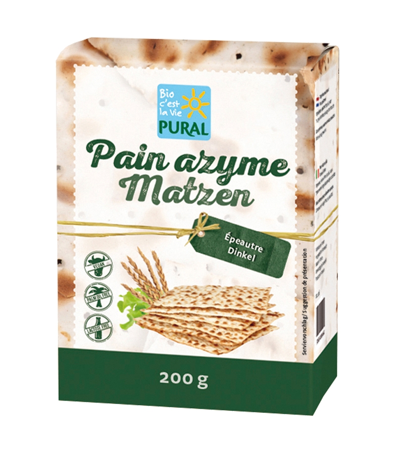 Pain azyme à l'épeautre BIO - 200g - Pural