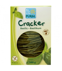 Cracker au basilic BIO - 100g - Pural