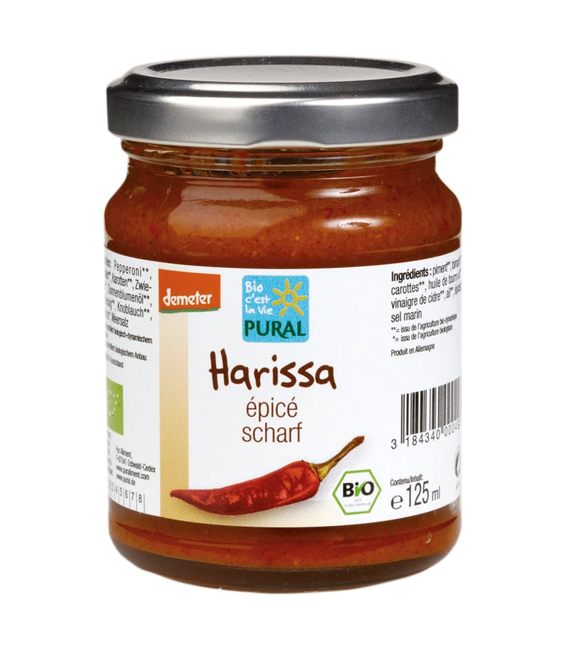 Harissa épicé BIO - 125ml - Pural