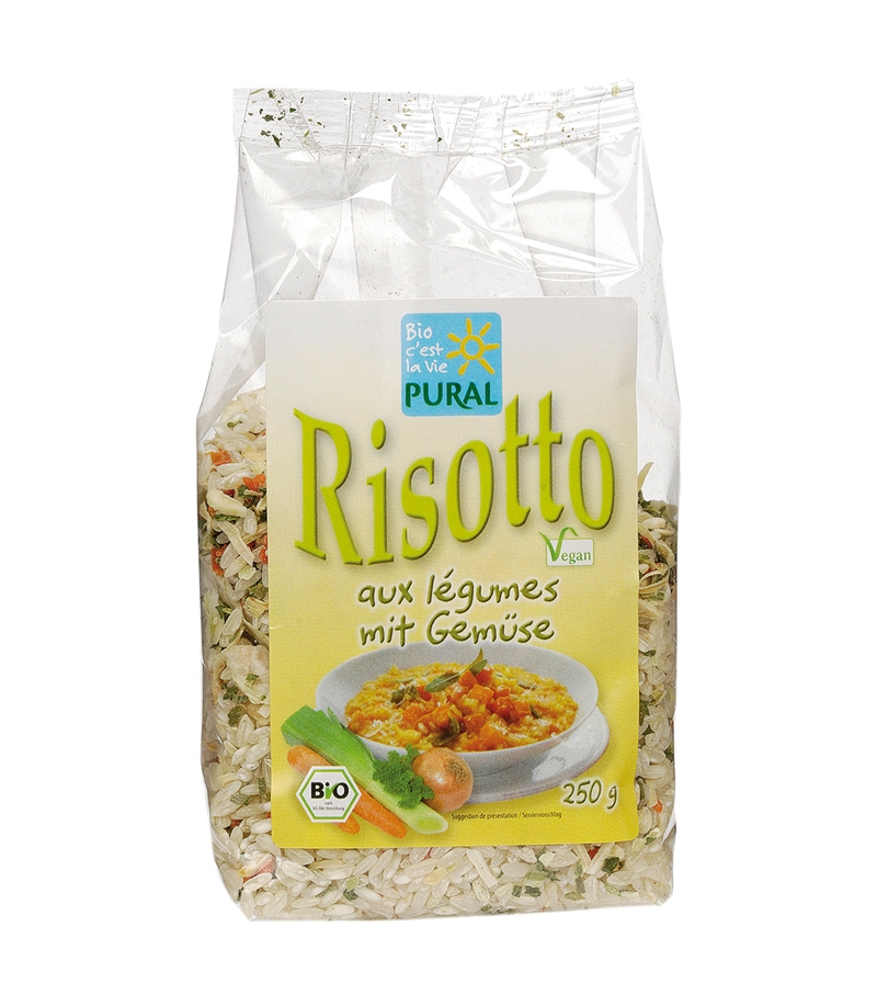 BIO-Risotto mit Gemüse - 250g - Pural
