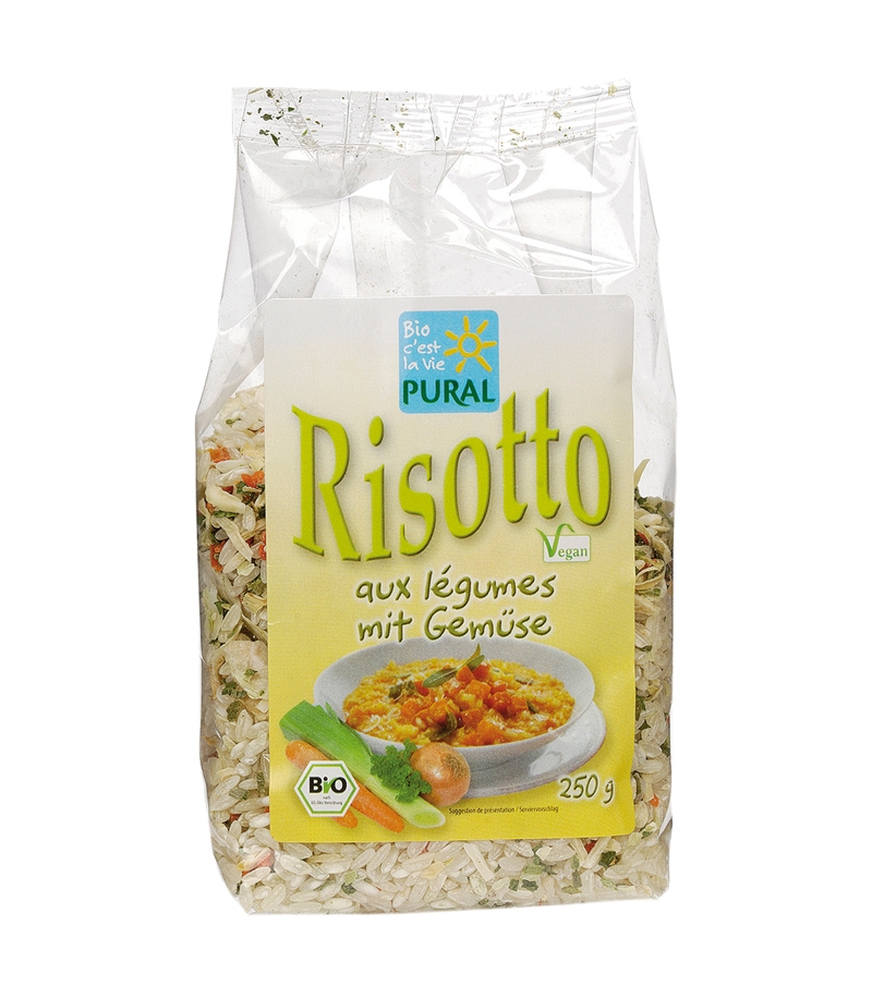 Risotto aux légumes BIO - 250g - Pural