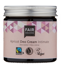 Déodorant crème intime BIO abricot - 50ml - Fair Squared