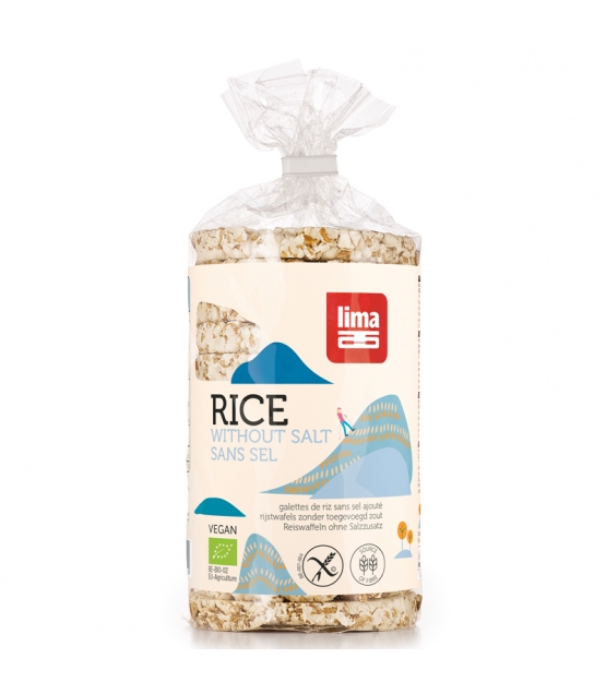 Galettes de riz très pauvres en sel BIO - 100g - Lima