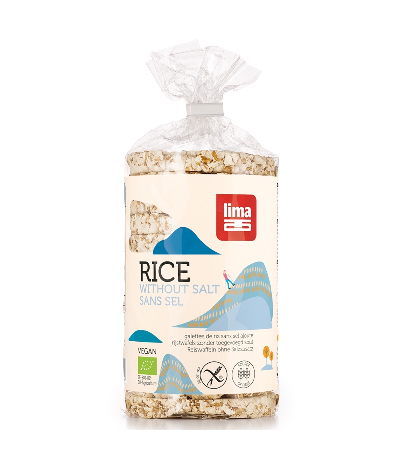 BIO-Reiswaffeln besonders salzarm - 100g - Lima BIO-Reiswaffeln besonders salzarm - 100g - Lima