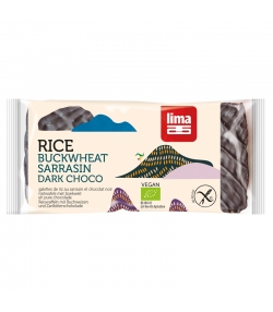 BIO-Reiswaffeln Buchweizen und Zartbitterschokolade - 90g - Lima