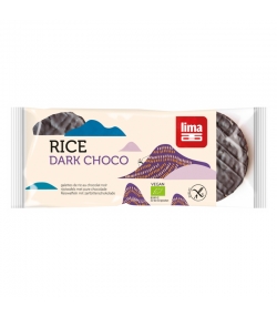 Galettes de riz chocolat noir BIO - 100g - Lima
