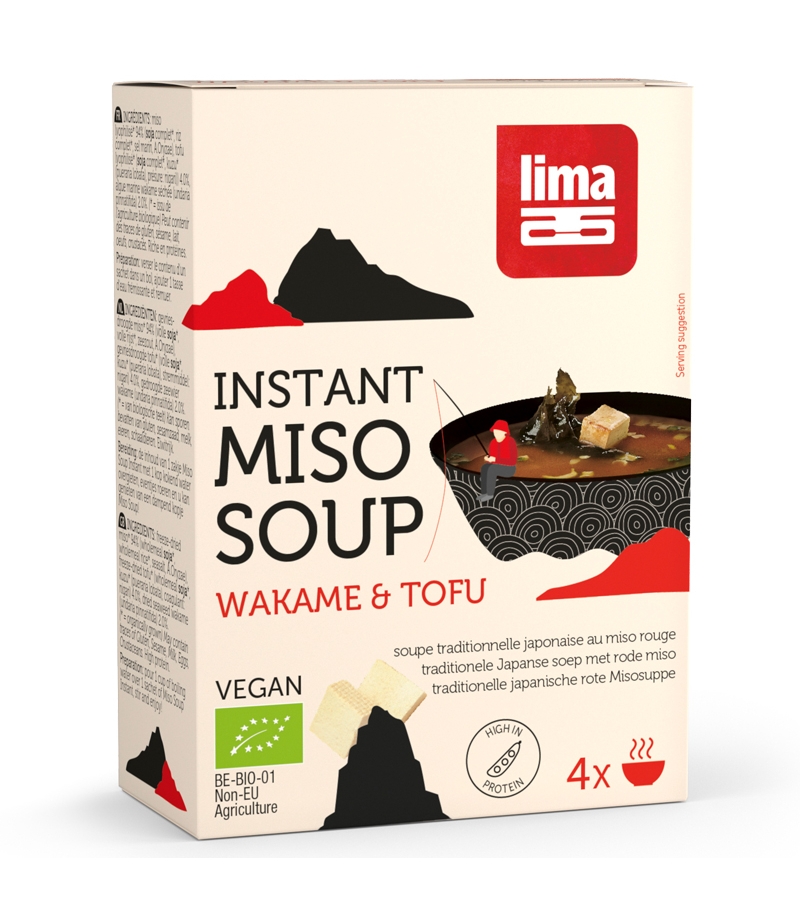 Soupe Instantanée au Miso Blanc avec Tofu (7.49$ CAD$) – La Boite à Grains