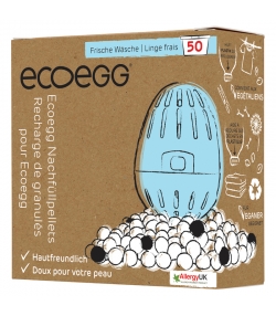 Recharge de granulés pour l'oeuf de lessive écologique linge frais - 50 lavages - 1 pièce - EcoEgg