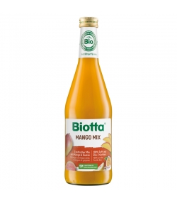 Cocktail de jus de fruits avec purée de mangue BIO - Mango Mix - 500ml - Biotta