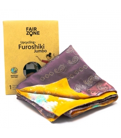 Furoshiki Taille XL 110 x 110 cm - 1 pièce - Fair Zone