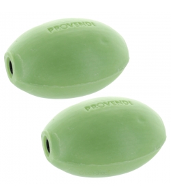 Recharge 2 savons verts rotatifs à vis naturels verveine - 2x290g - Provendi Recharge 2 savons verts rotatifs à vis naturels verveine - 2x290g - Provendi