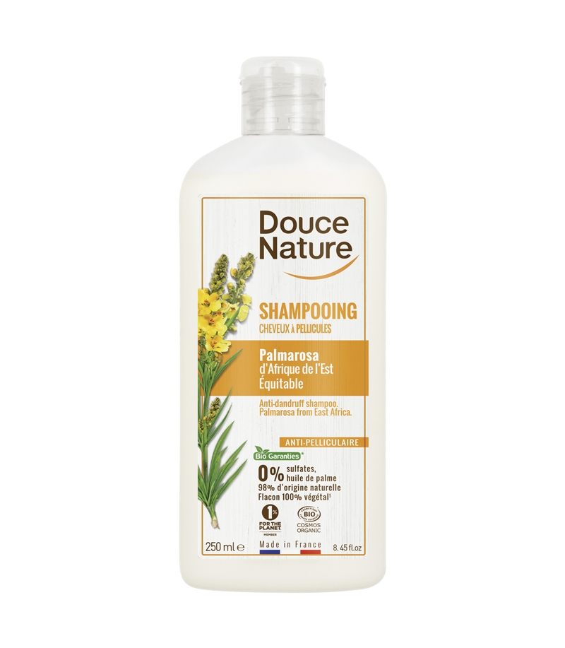 Shampooing anti-pelliculaire BIO palmarosa - 250ml - Douce Nature