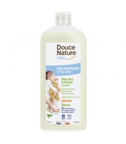 Bain shampooing bébé BIO aloe vera - 1l - Douce Nature