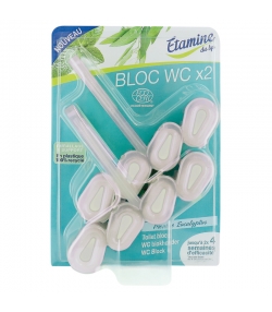 Bloc wc écologique menthe & eucalyptus - 2 pièces - Etamine du Lys