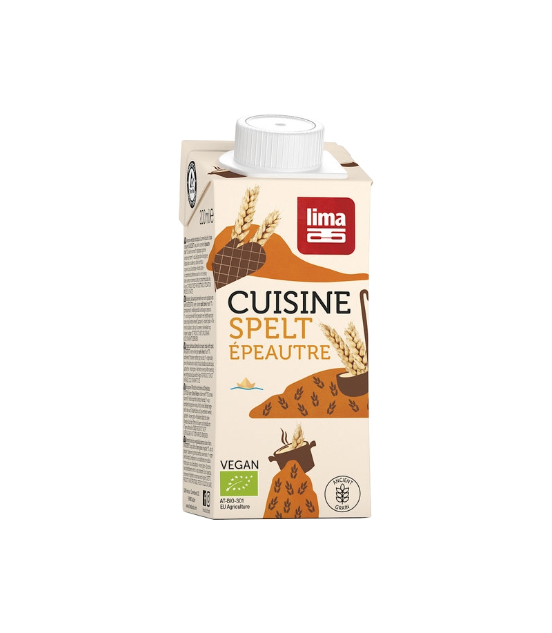 Crème d'épeautre de cuisine BIO - Spelt - 200ml - Lima