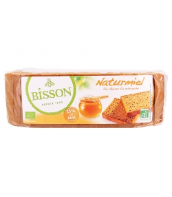 Pain d'épices prétranché avec 25% de miel "Naturmiel" BIO - 300g - Bisson Pain d'épices prétranché avec 25% de miel "Naturmiel" BIO - 300g - Bisson