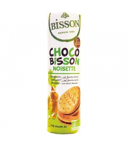 Biscuits fourrés ronds noisette & vanille Bourbon BIO - 300g - Bisson Biscuits fourrés ronds noisette & vanille Bourbon BIO - 300g - Bisson