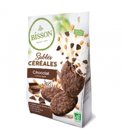 Sablés aux céréales & chocolat BIO - 200g - Bisson