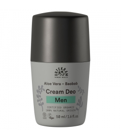 Déodorant à bille homme BIO baobab, réglisse & aloe vera - 50ml - Urtekram Déodorant à bille homme BIO baobab, réglisse & aloe vera - 50ml - Urtekram