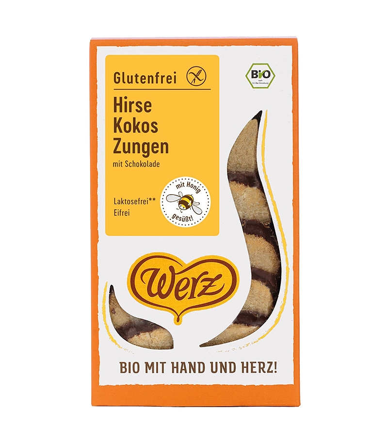 BIO-Hirse-Kokos-Zungen - 150g - Werz