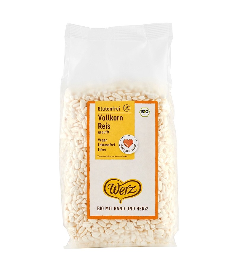 Riz complet soufflé BIO - 125g - Werz