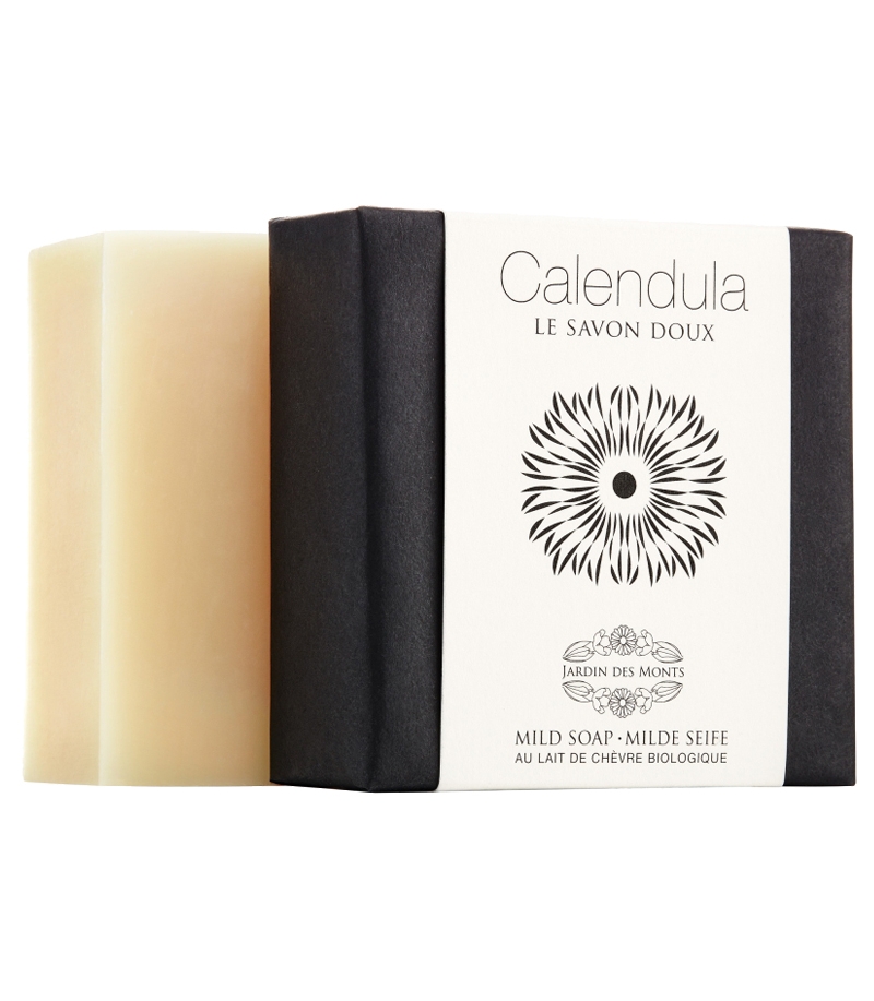 Savon doux BIO calendula - 80g - Jardin des Monts Savon doux BIO calendula - 80g - Jardin des Monts