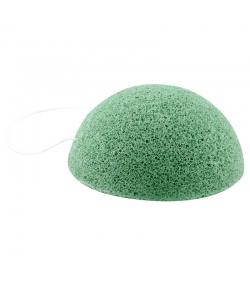 Éponge Konjac naturelle argile verte - 1 pièce - Rosenrot