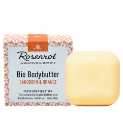 Beurre corporel solide BIO argousier & orange - 70g - Rosenrot